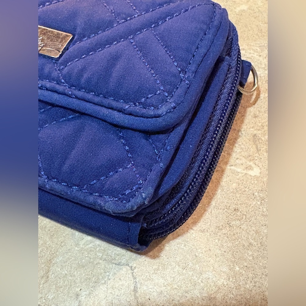 Vera Bradley Blue Quilted Crossbody Bag - Picture 14 of 16